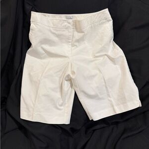 Chicos White Bermuda Shorts